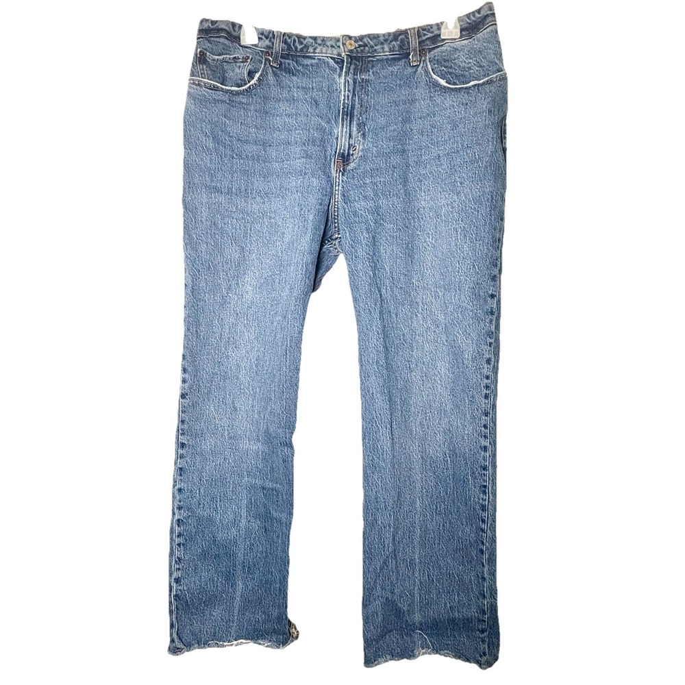 Abercrombie‎ Fitch Women's Jeans 18W 34 High Rise 90's Relaxed Jean Curvy Love L